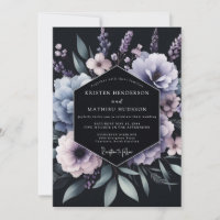 Mariage Fleurie Clair-obscur Pervenche