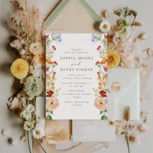 Mariage Fleurs Sauvages Audacieuses Colorées