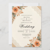 Mariage floral automatique rustique