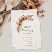 Mariage Floral Automnal Élégant et Moderne en Terr