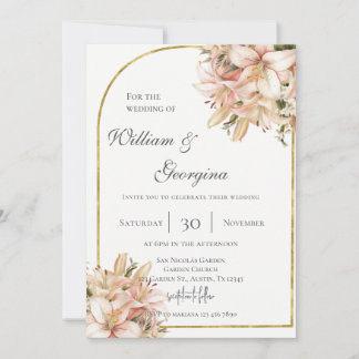 Invitation Mariage floral boho