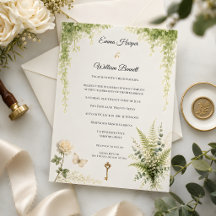 Mariage Floral de Jardin Secret de Luxe