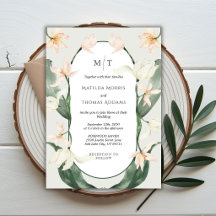 Mariage floral de tulipes botaniques à l'aquarelle