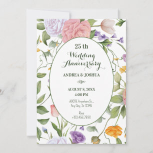 Invitation Mariage floral doux