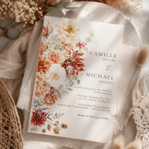 Mariage Floral Élégant d'Automne