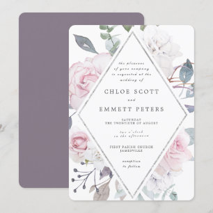 Invitation Mariage Floral Moderne