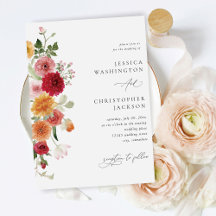Mariage Floral multicolore été