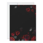 Mariage floral noir et rouge sur mesure