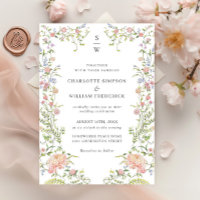 Mariage floral orange Grace Pastel Blush