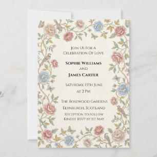 Invitation Mariage Floral Populaire