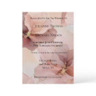 Mariage floral rose rose rose rose romantique