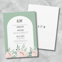 Mariage Floral Vert Sauge