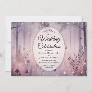 Invitation Mariage forestier Ethereal Fairy