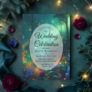 Invitation Mariage Forêt Enchantée de Joyaux Radieux