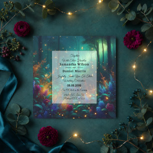 Invitation Mariage Forêt Enchantée de Joyaux Radieux