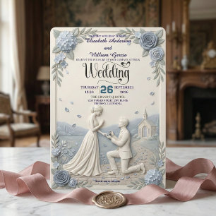 Invitation Mariage Formel Romantique Classique