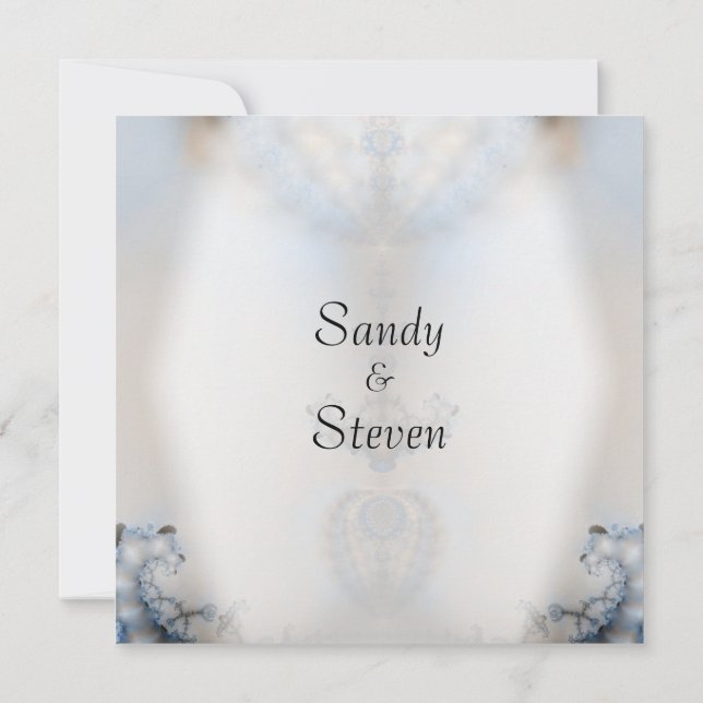 Invitation Mariage fractal Dream Catcher (Dos)