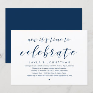 Invitation Mariage Fuite Party, c'est le moment de célébrer