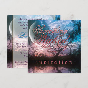 Invitation Mariage gothique de rêve pour Halloween
