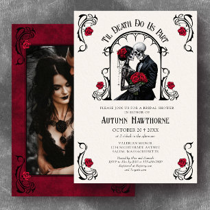 Invitation Mariage gothique jusqu'à la mort