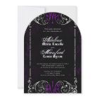 Mariage gothique victorien Éffrayant violet Invita