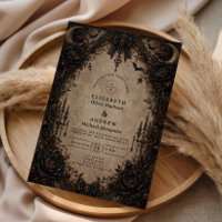 Mariage gothique victorien vintage