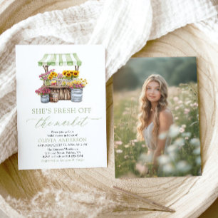 Invitation Mariage Green Elle est fraîche du marché Shower
