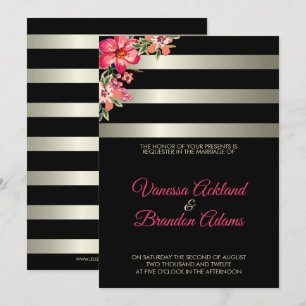 Invitation Mariage Gris Clair Et Gris Noir