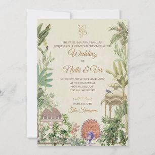 Invitation Mariage hindou numérique indien