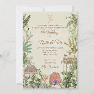 Invitation Mariage hindou numérique indien