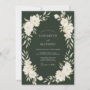 Invitation Mariage Hunter Cream Petal