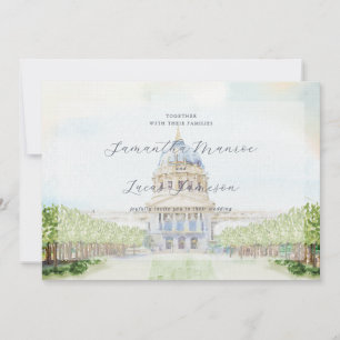 Invitation Mariage Illustré de San Francisco