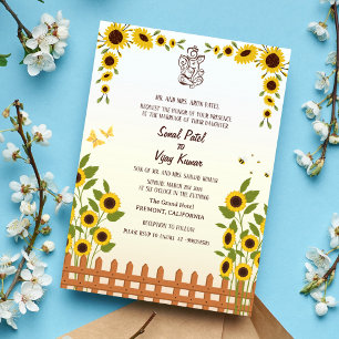 Invitation Mariage indien hindou Ganesha