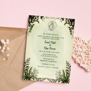 Invitation Mariage indien hindou Ganesha