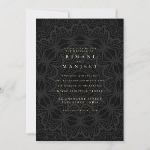 Invitation Mariage Indien Hindou Hindi en Inde