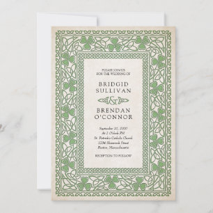 Invitation Mariage irlandais de St. Patrick