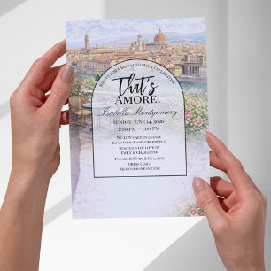 Invitation Mariage Italien à Florence C'est l'Amour Enterreme
