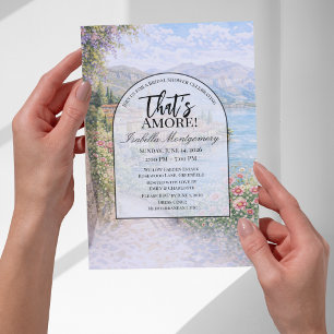 Invitation Mariage Italien Varenna That's Amore Enterrement d