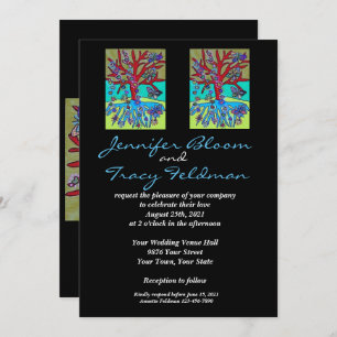 Invitation Mariage - Juif et yiddish - LGBTQ