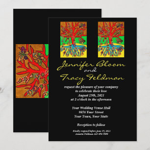 Invitation Mariage - Juif et yiddish - LGBTQ