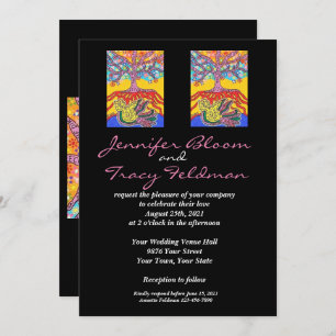 Invitation Mariage - Juif et yiddish - LGBTQ