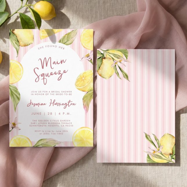 Invitation Mariage Lemon Main Squeeze (Créateur téléchargé)