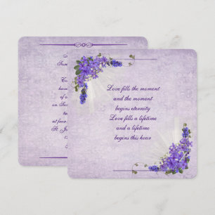 Invitation Mariage Lilac