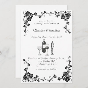 Invitation Mariage lunatique