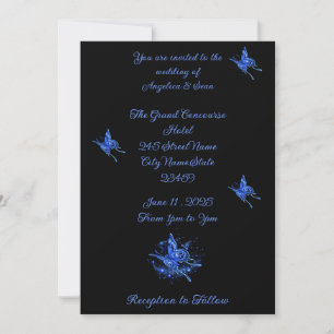 Invitation Mariage magique lunaire Moth
