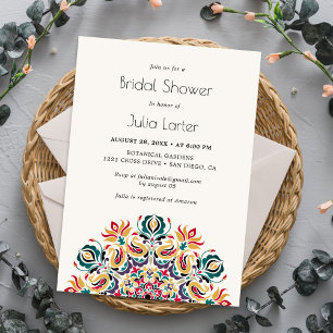 Invitation Mariage Mandala Fleurs de Lotus Oiseaux Cygne Chuc