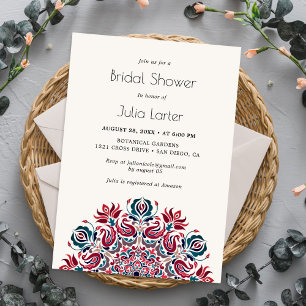 Invitation Mariage Mandala Fleurs de Lotus Oiseaux Cygne Chuc