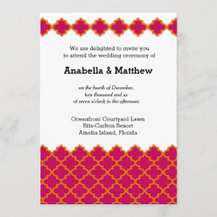 Invitation Mariage marocain