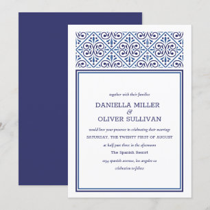 Invitation Mariage méditerranéen
