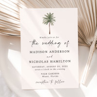 Mariage minimal de palmiers